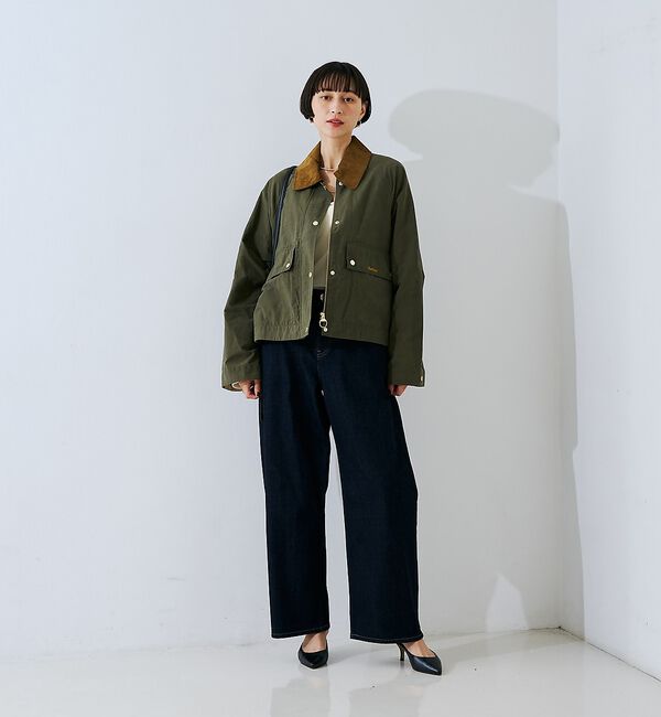 Rouge vif「【Barbour/バブアー】 シャワープルーフショート丈ジャケット / ブルゾン」|ブルゾン・スタジャン|