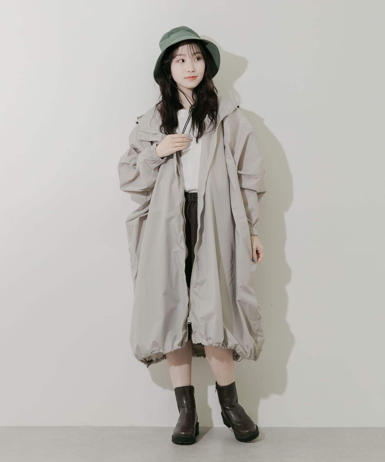 SMELLY「『WEB限定』because　Mods Poncho」|ポンチョ・ケープ|グレー