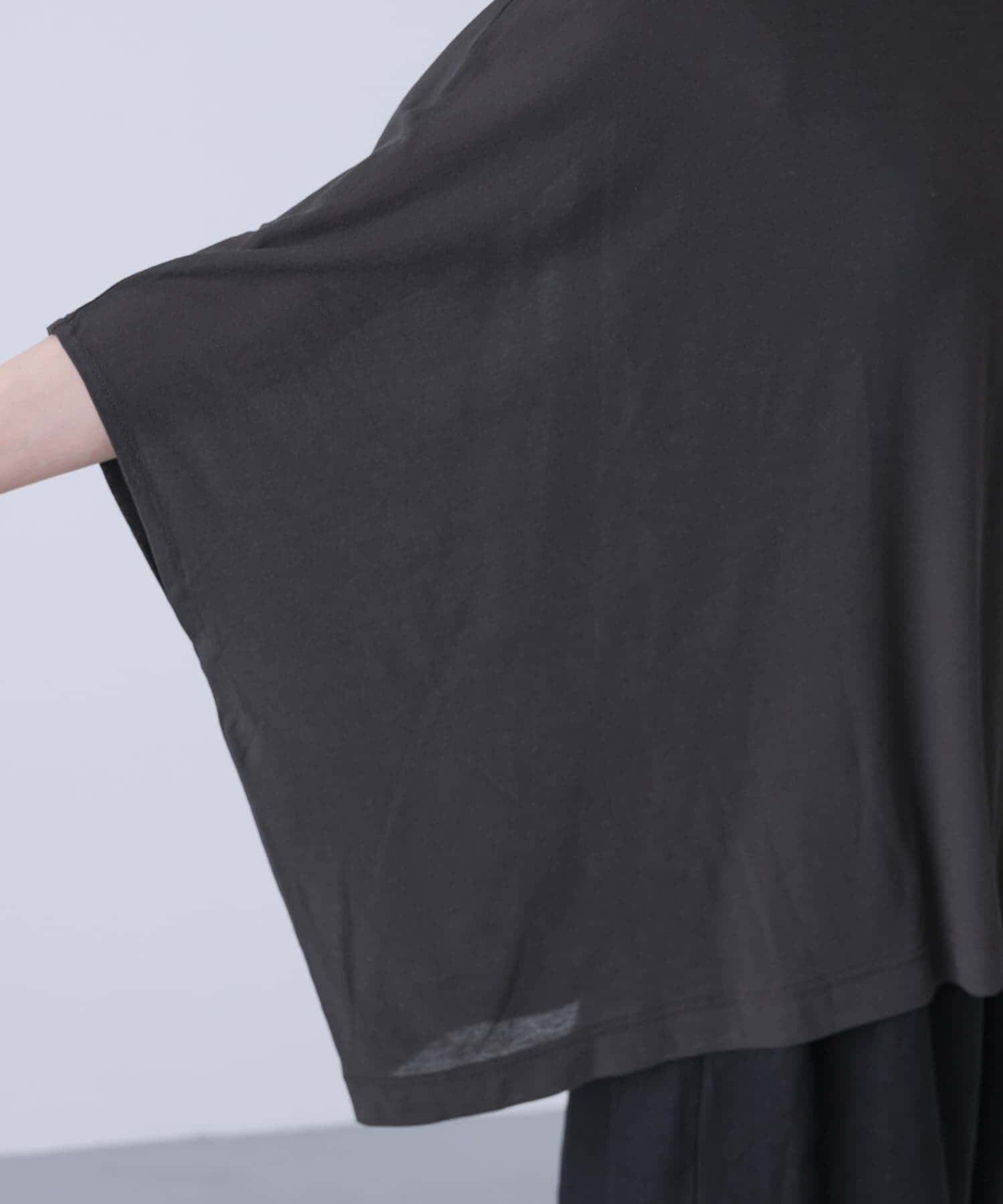 かぐれ「コットンシアーワイドカットソー」|Tシャツ・カットソー|