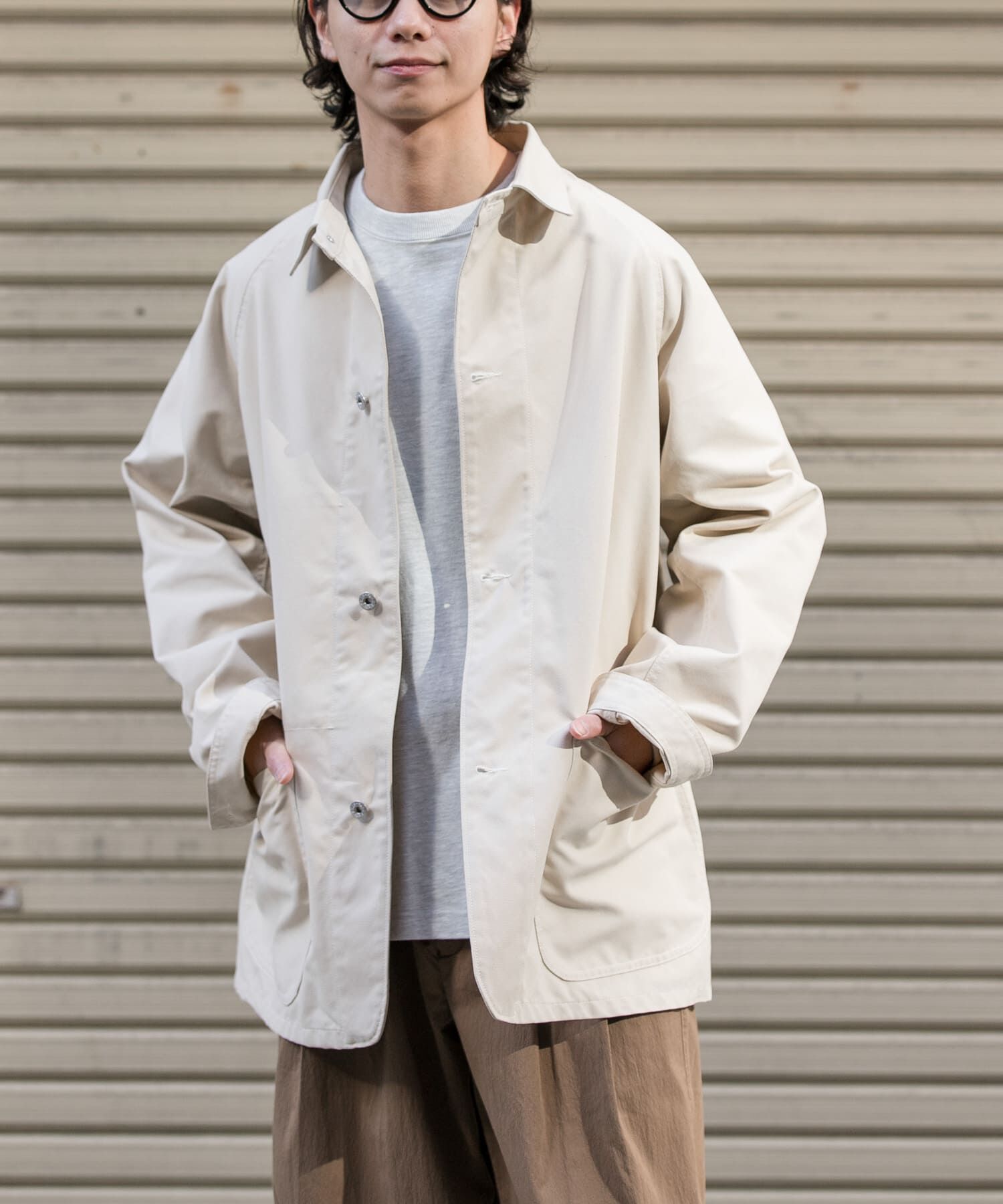 URBAN RESEARCH DOORS「FORK&SPOON　PEダックカバーオール」|その他|アイボリー