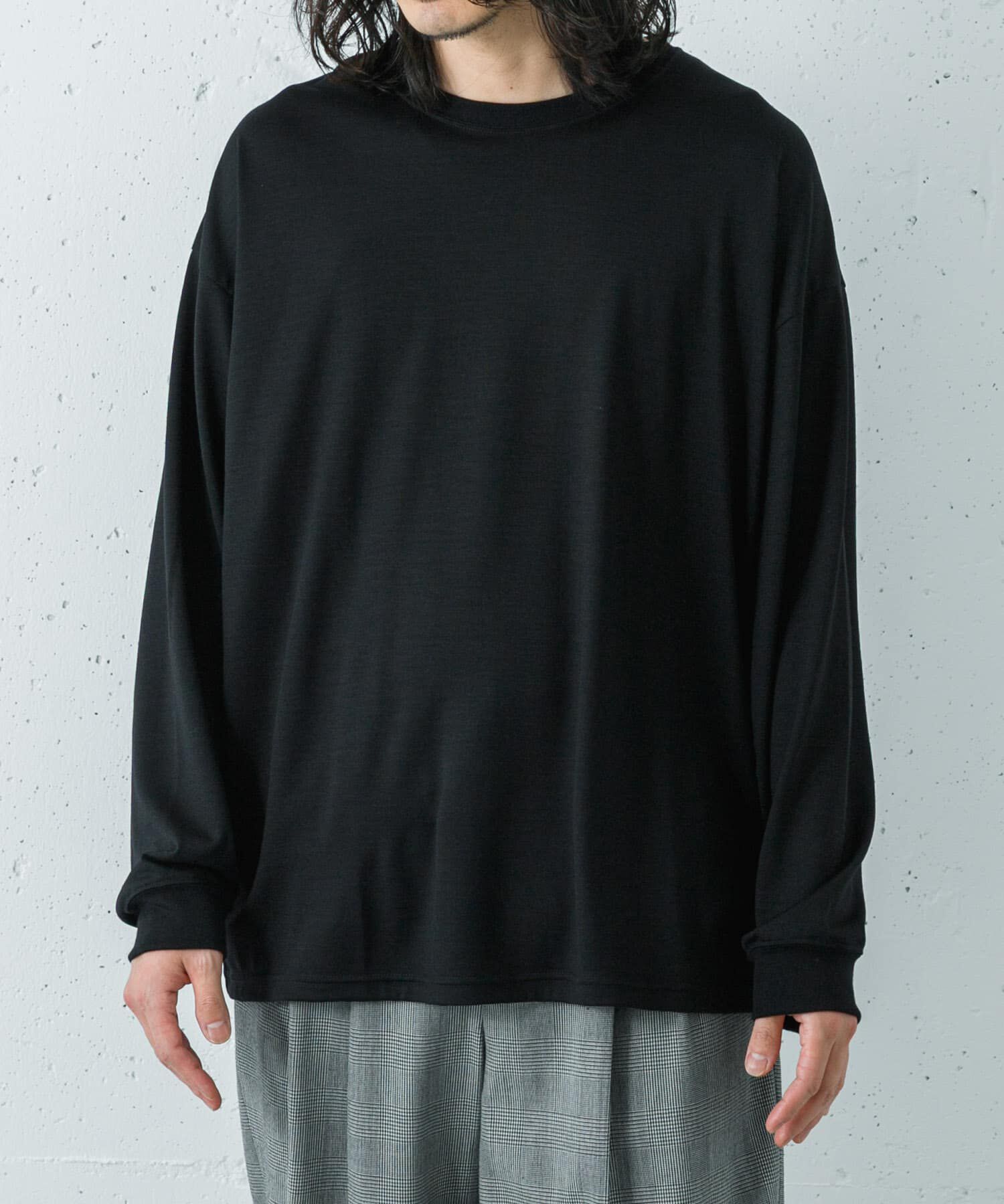 URBAN RESEARCH「『洗濯可』new basic　WASHABLE MERINO WOOL LONG-SLEEVE」|Tシャツ・カットソー|
