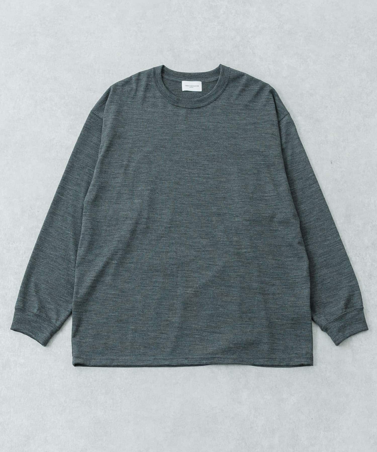 URBAN RESEARCH「『洗濯可』new basic　WASHABLE MERINO WOOL LONG-SLEEVE」|Tシャツ・カットソー|