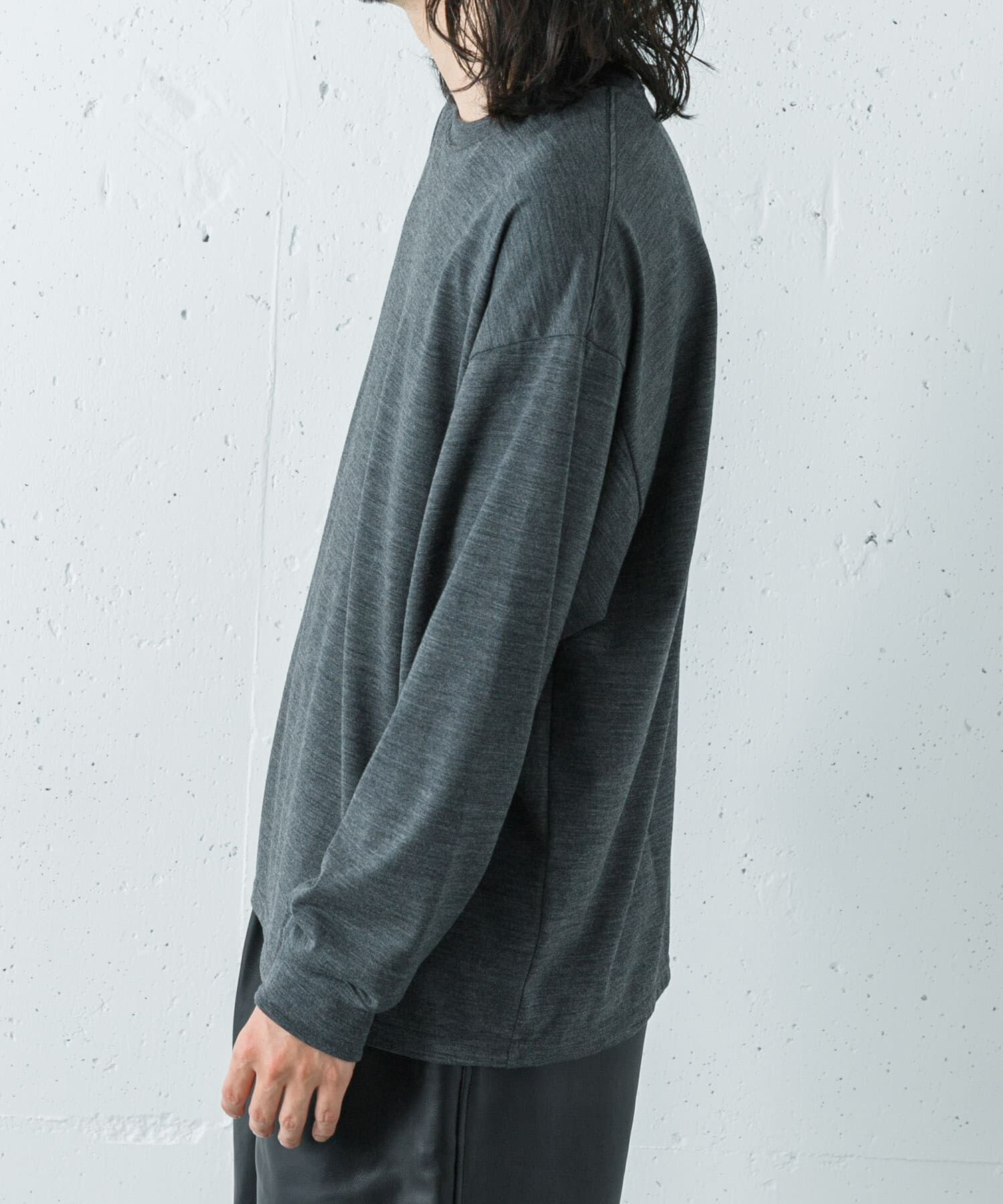 URBAN RESEARCH「『洗濯可』new basic　WASHABLE MERINO WOOL LONG-SLEEVE」|Tシャツ・カットソー|