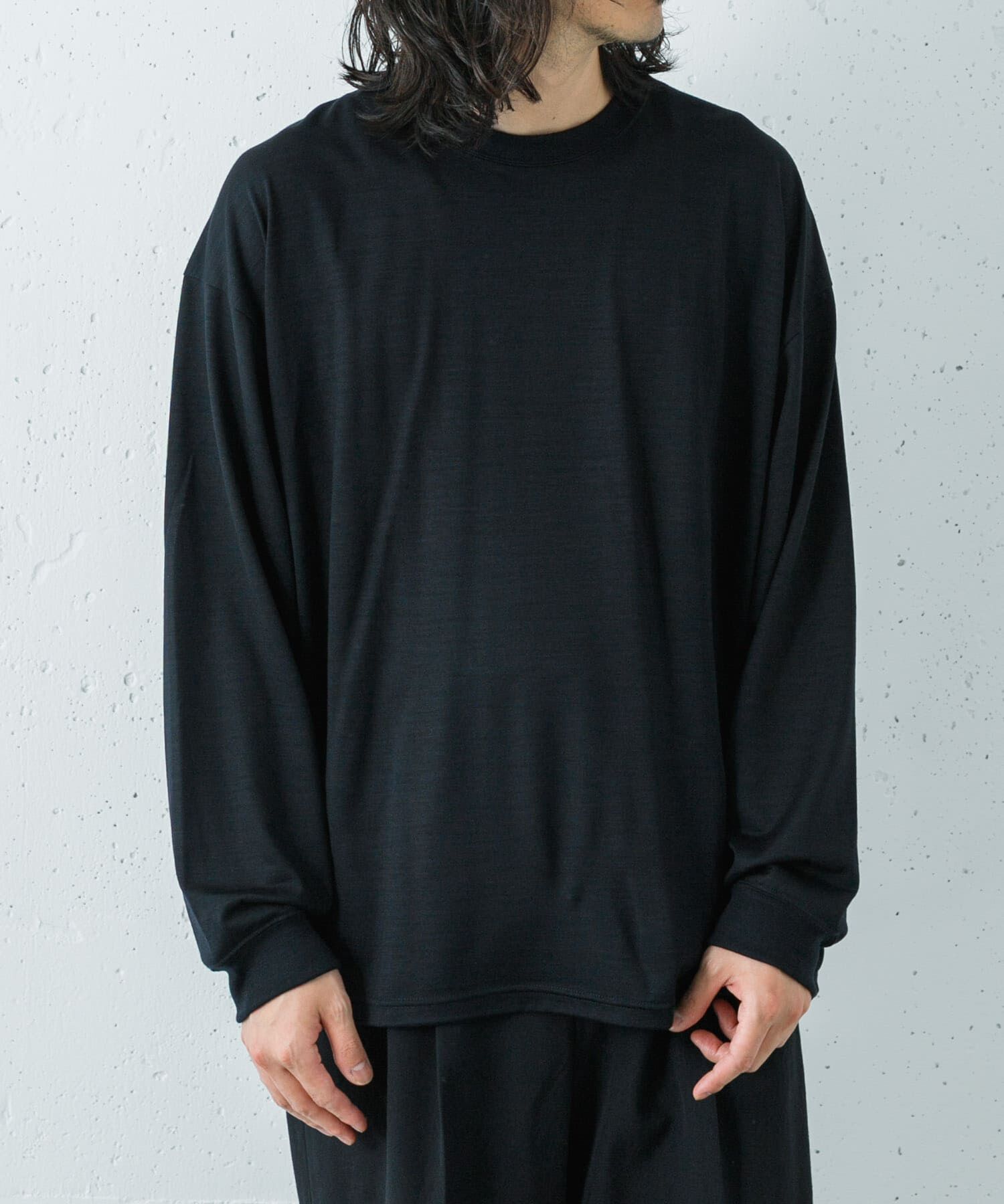 URBAN RESEARCH「『洗濯可』new basic　WASHABLE MERINO WOOL LONG-SLEEVE」|Tシャツ・カットソー|