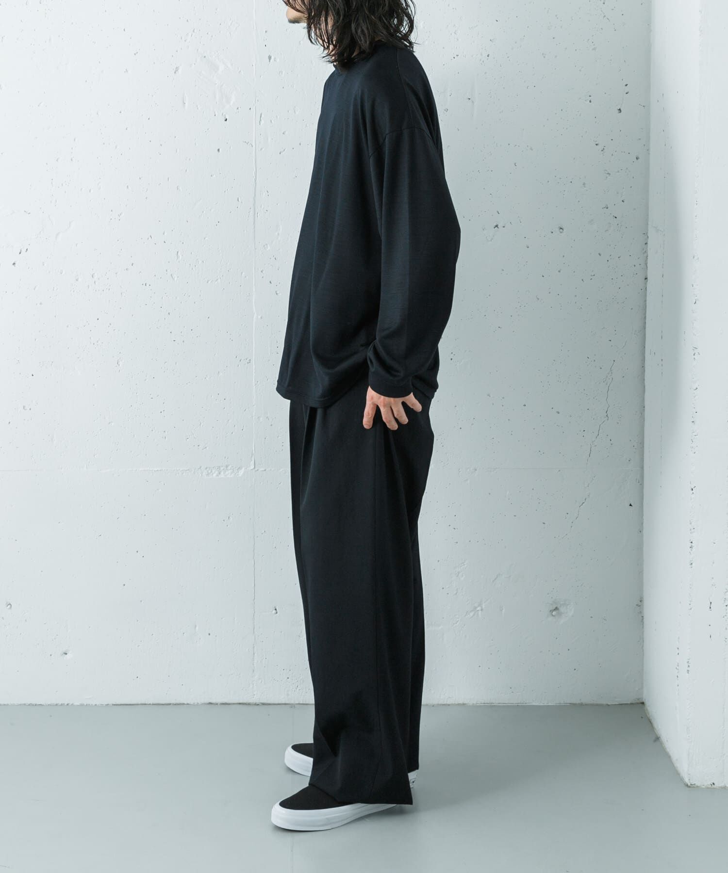 URBAN RESEARCH「『洗濯可』new basic　WASHABLE MERINO WOOL LONG-SLEEVE」|Tシャツ・カットソー|