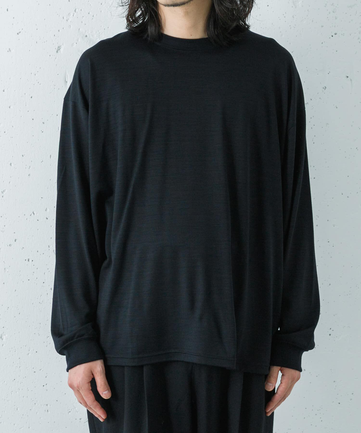 URBAN RESEARCH「『洗濯可』new basic　WASHABLE MERINO WOOL LONG-SLEEVE」|Tシャツ・カットソー|