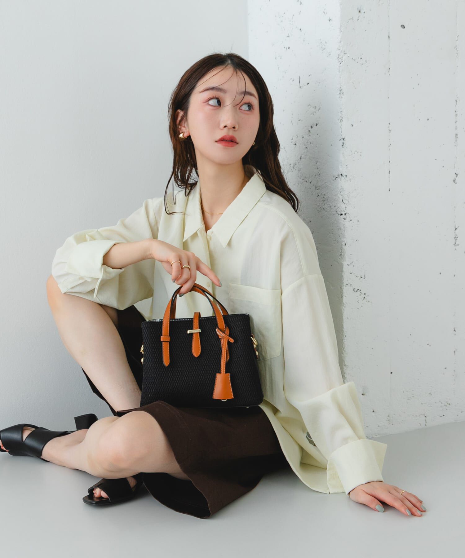RODE SKO「『Sサイズ』チャーム付メッシュミニバッグ」|ハンドバッグ|