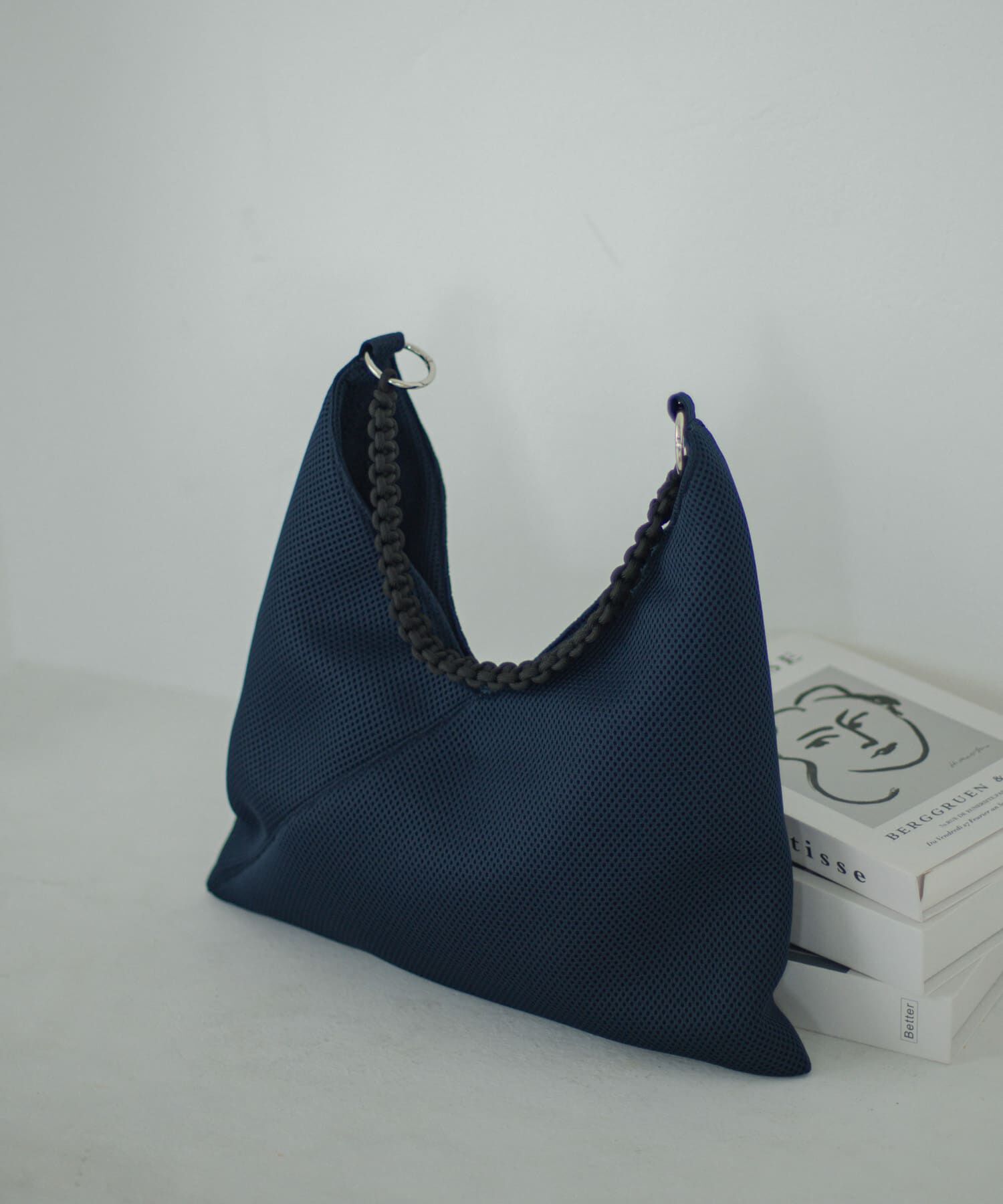 Sonny Label 「メッシュトライアングルバッグ」|トートバッグ|ネイビー
