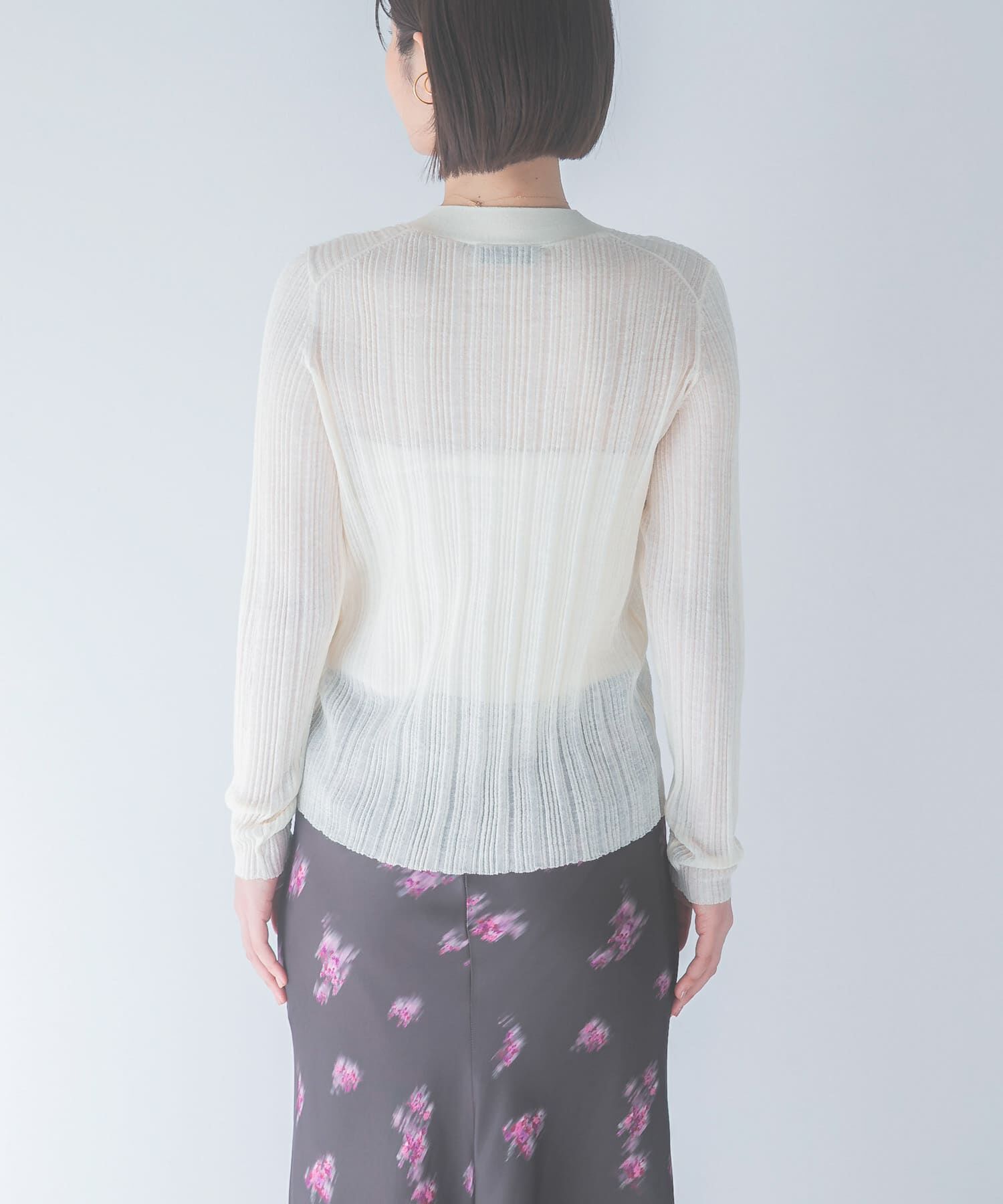 URBAN RESEARCH ROSSO「Torrazzo Donna　COOL TOUCH V-NECK KNIT」|カーディガン|