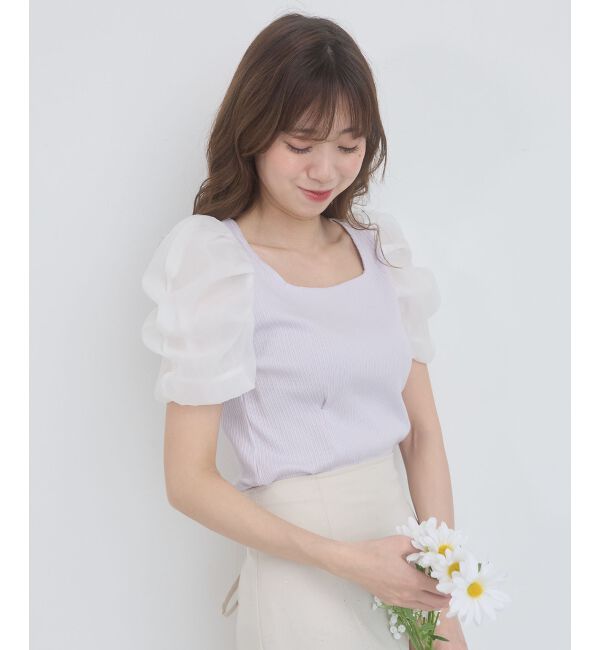  「シアースリーブトップス」|Tシャツ・カットソー|