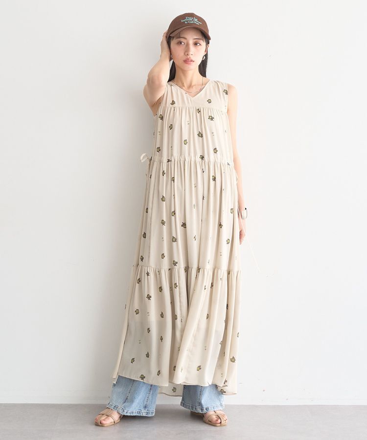earth music&ecology「アソートティアードワンピース」|ワンピース|