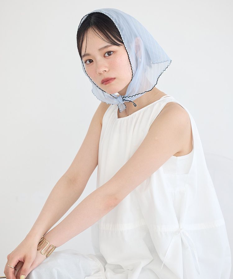 earth music&ecology「ギャザーノースリーブワンピース」|ワンピース|