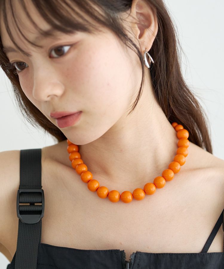 earth music&ecology「ビッグパーツネックレス」|ネックレス|