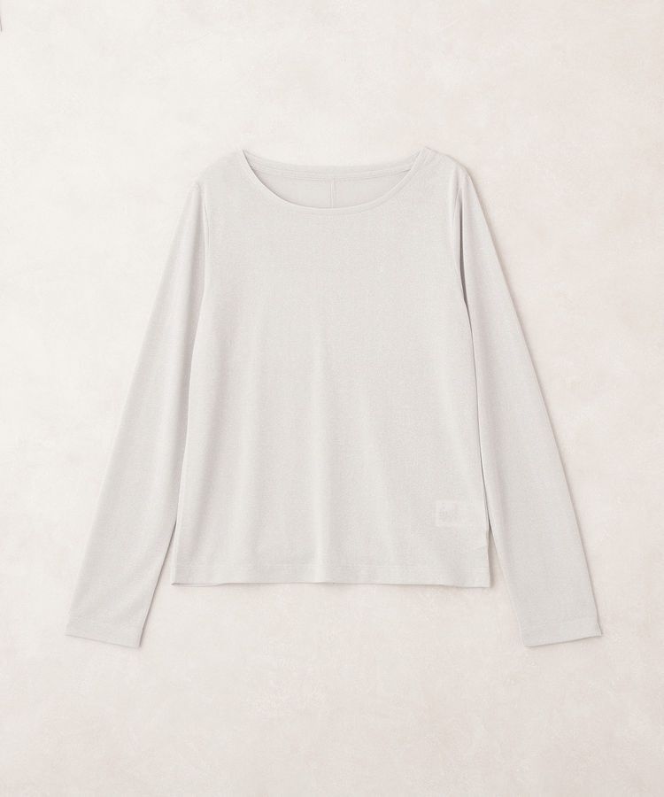 earth music&ecology「シアーラメカットプルオーバー」|Tシャツ・カットソー|Silver