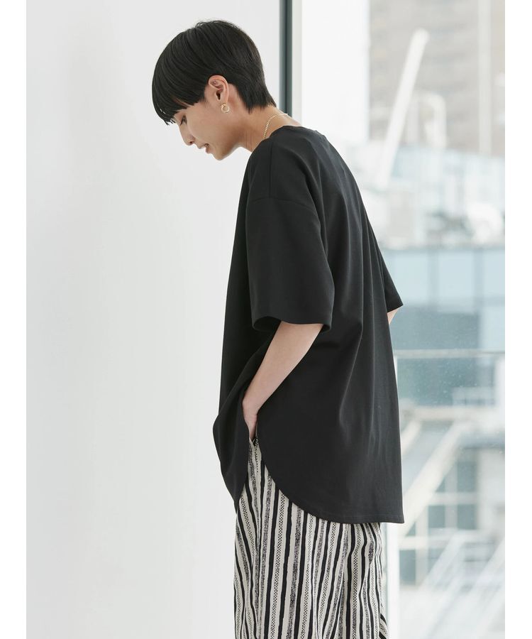 AMERICAN HOLIC「抗菌防臭　Daily!　裾ラウンドカットチュニック①」|チュニック|