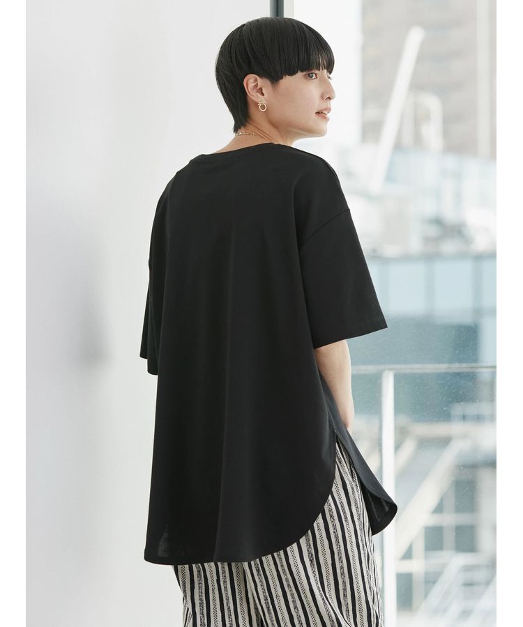 AMERICAN HOLIC「抗菌防臭　Daily!　裾ラウンドカットチュニック①」|チュニック|