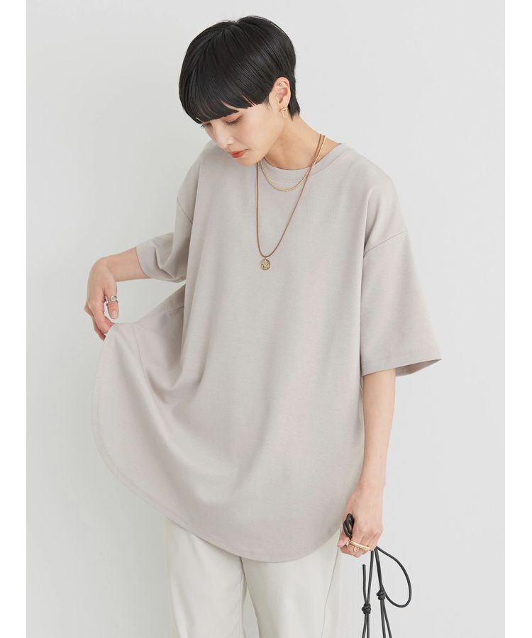AMERICAN HOLIC「抗菌防臭　Daily!　裾ラウンドカットチュニック①」|チュニック|