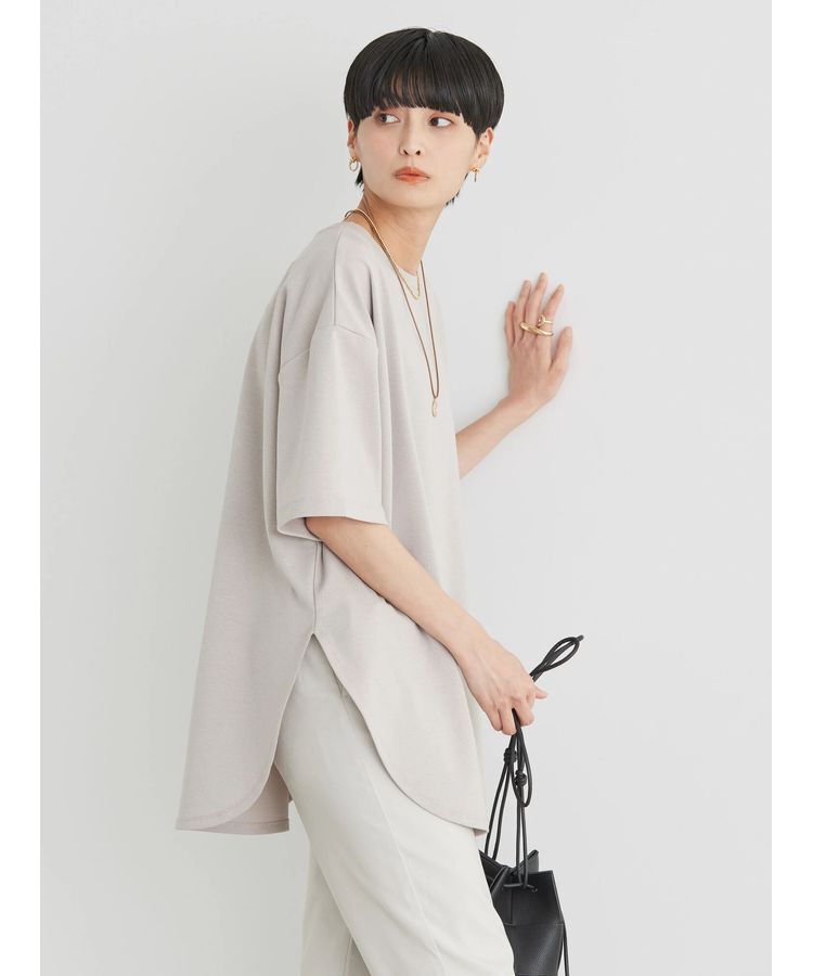AMERICAN HOLIC「抗菌防臭　Daily!　裾ラウンドカットチュニック①」|チュニック|