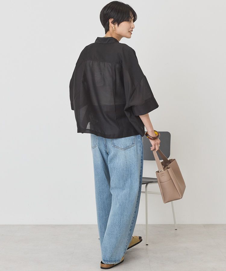 AMERICAN HOLIC「【WEB限定】Wポケットシアー半袖シャツ」|シャツ・ブラウス|