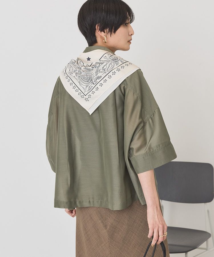 AMERICAN HOLIC「【WEB限定】Wポケットシアー半袖シャツ」|シャツ・ブラウス|