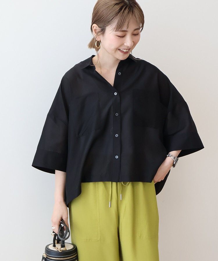 AMERICAN HOLIC「【WEB限定】Wポケットシアー半袖シャツ」|シャツ・ブラウス|