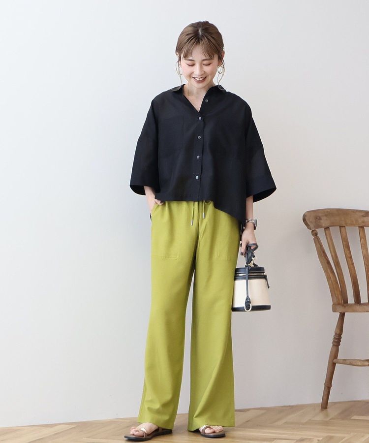 AMERICAN HOLIC「【WEB限定】Wポケットシアー半袖シャツ」|シャツ・ブラウス|