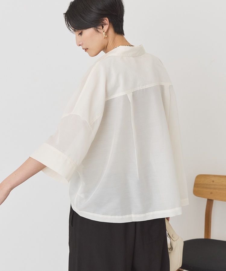 AMERICAN HOLIC「【WEB限定】Wポケットシアー半袖シャツ」|シャツ・ブラウス|