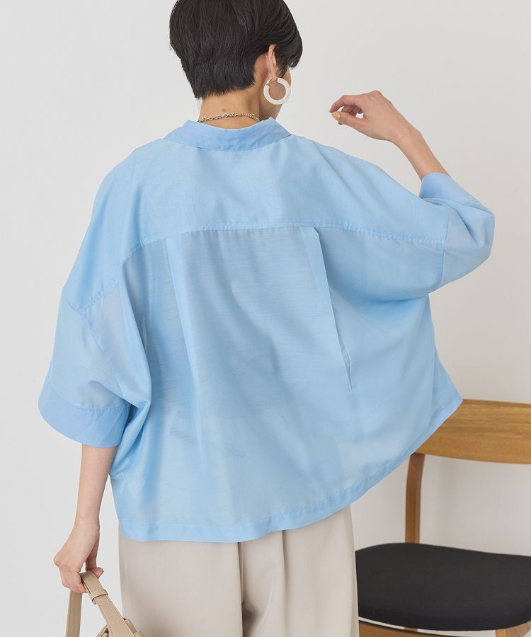 AMERICAN HOLIC「【WEB限定】Wポケットシアー半袖シャツ」|シャツ・ブラウス|