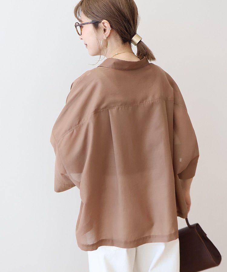 AMERICAN HOLIC「【WEB限定】Wポケットシアー半袖シャツ」|シャツ・ブラウス|