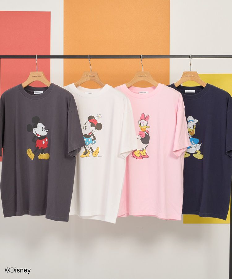 AMERICAN HOLIC「【Mickey&Friends】フロントバックプリントTシャツ」|Tシャツ・カットソー|