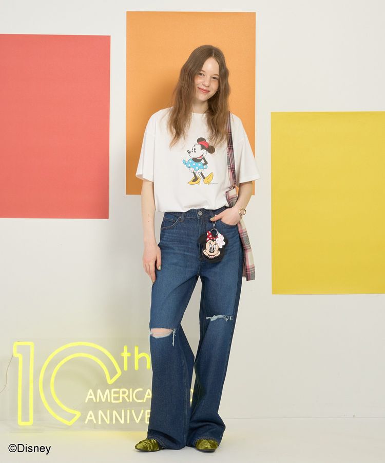 AMERICAN HOLIC「【Mickey&Friends】フロントバックプリントTシャツ」|Tシャツ・カットソー|