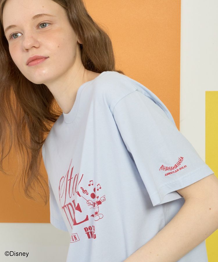 AMERICAN HOLIC「【Mickey&Friends】ビンテージ加工アソートプリントTシャツ」|Tシャツ・カットソー|