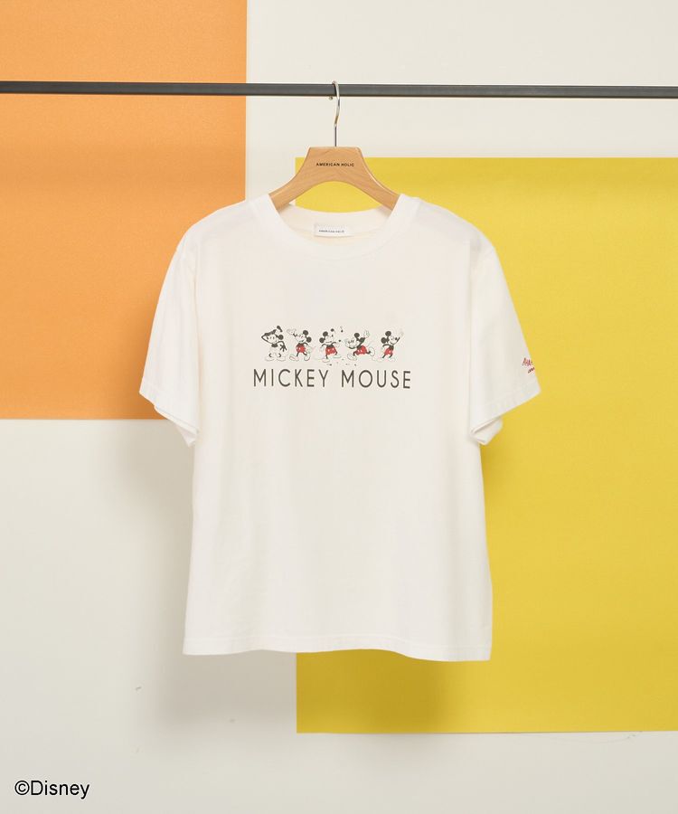 AMERICAN HOLIC「【Mickey&Friends】ビンテージ加工アソートプリントTシャツ」|Tシャツ・カットソー|