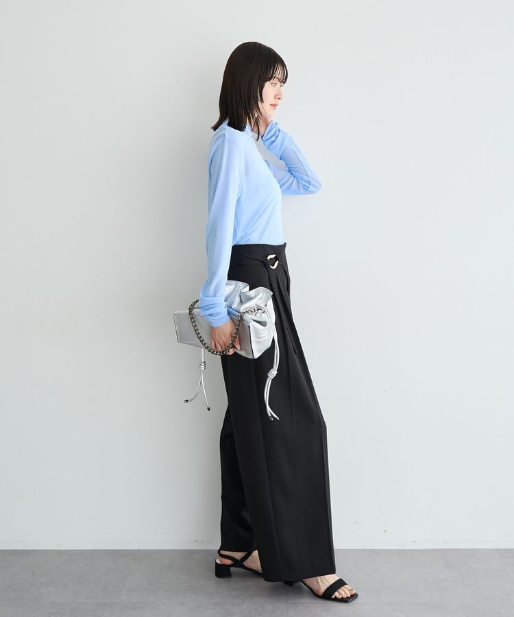 YECCA VECCA「ハイネックシアートップス」|Tシャツ・カットソー|