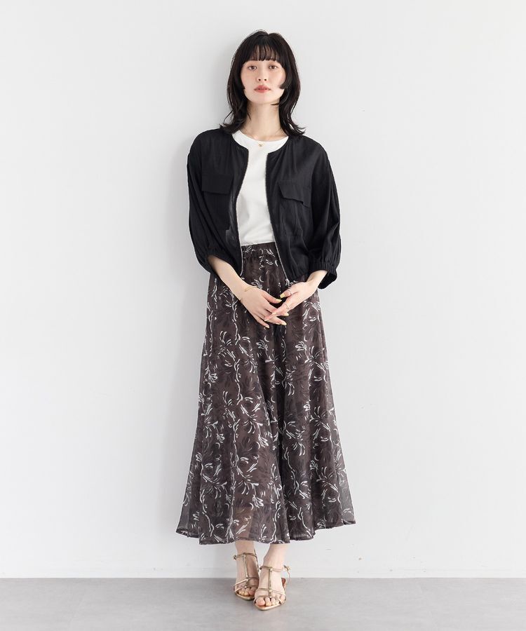 YECCA VECCA「コットンスムースノースリーブトップス」|Tシャツ・カットソー|
