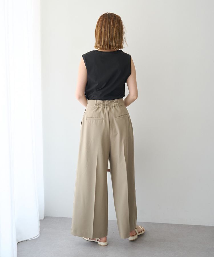 YECCA VECCA「コットンスムースノースリーブトップス」|Tシャツ・カットソー|