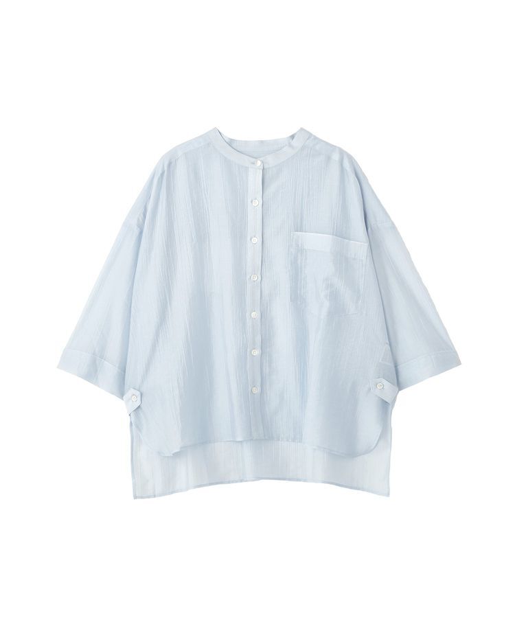 GARAGE OF GOOD CLOTHING「シアー７分袖ブラウス」|シャツ・ブラウス|