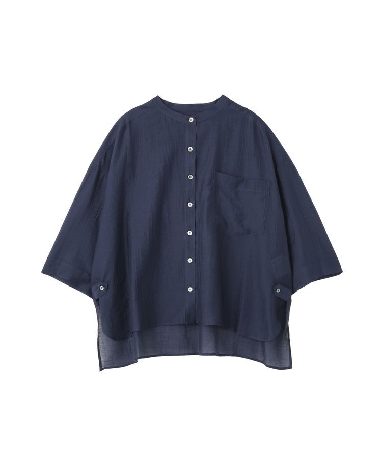 GARAGE OF GOOD CLOTHING「シアー７分袖ブラウス」|シャツ・ブラウス|