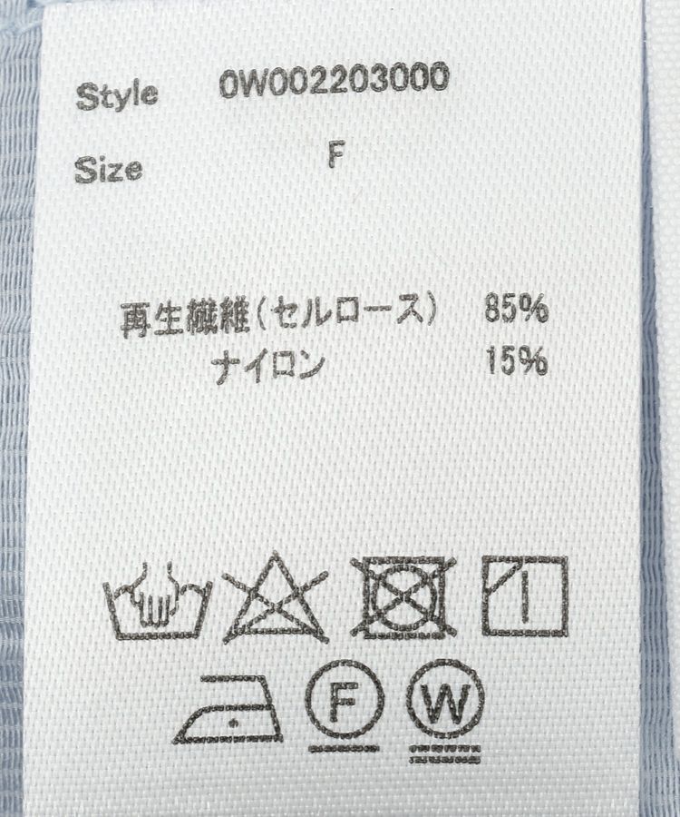GARAGE OF GOOD CLOTHING「シアー７分袖ブラウス」|シャツ・ブラウス|