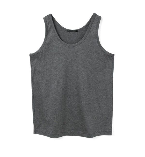 mizuiro ind「mizuiro ind タンクトップ」|Tシャツ・カットソー|チャコールグレー