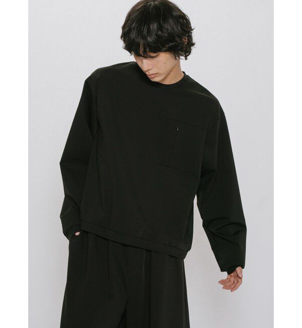 MIDIUMISOLID「MIDIUMISOLID Men&rsquo;s コンプレッションプルオーバー」|Tシャツ・カットソー|ブラック