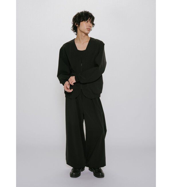 MIDIUMISOLID「MIDIUMISOLID Men&rsquo;s コンプレッションZIPカーディガン」|カーディガン|