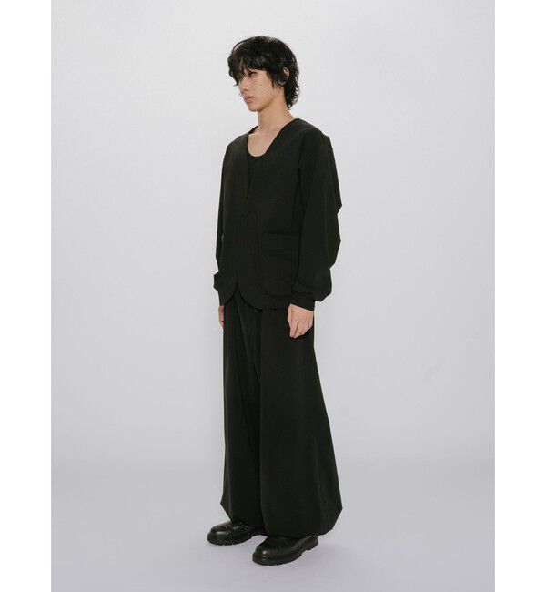 MIDIUMISOLID「MIDIUMISOLID Men&rsquo;s コンプレッションZIPカーディガン」|カーディガン|