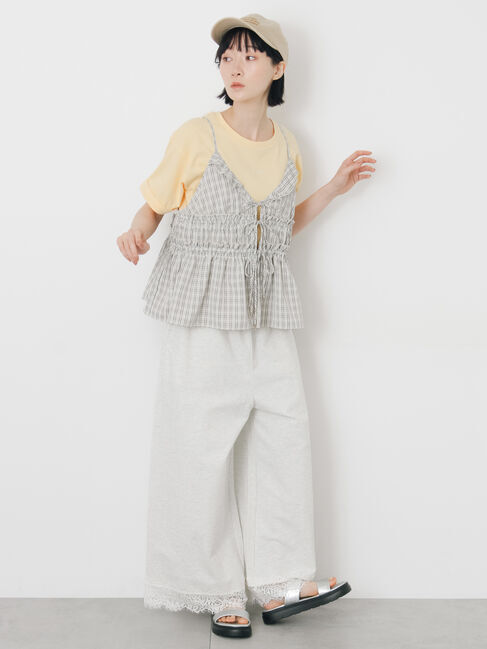 Samansa Mos2「【消臭効果】コットンツイル刺繍キャップ」|その他|