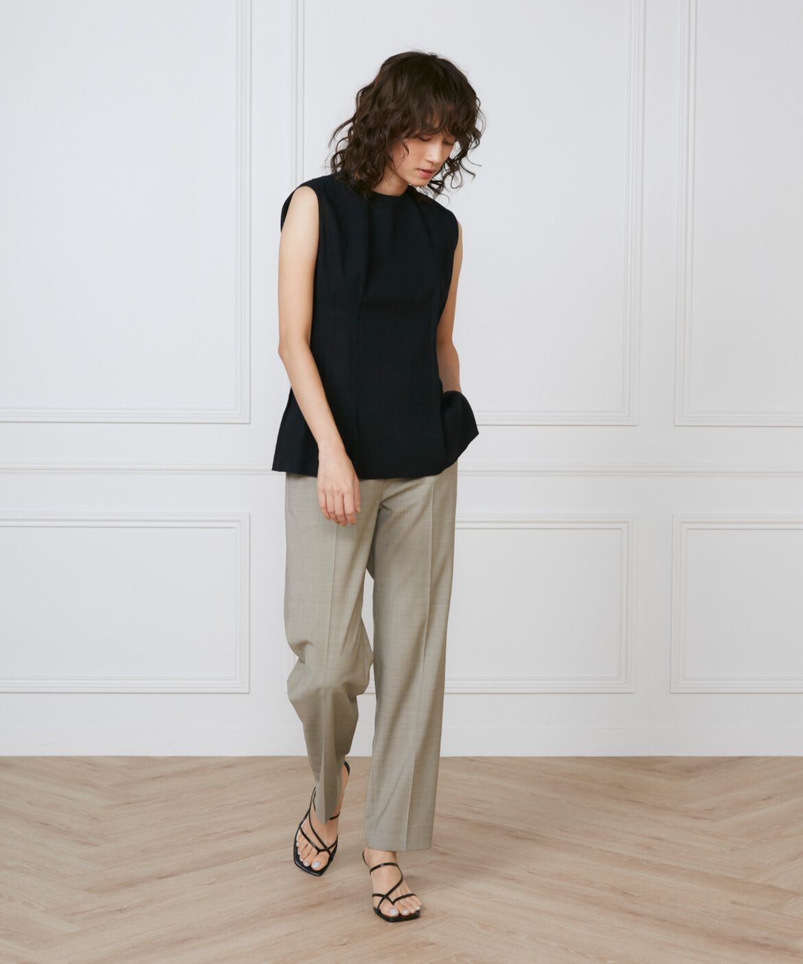 INED「《大きいサイズ》ストレートパンツ《la veille by SUPERIOR CLOSET》」|その他|
