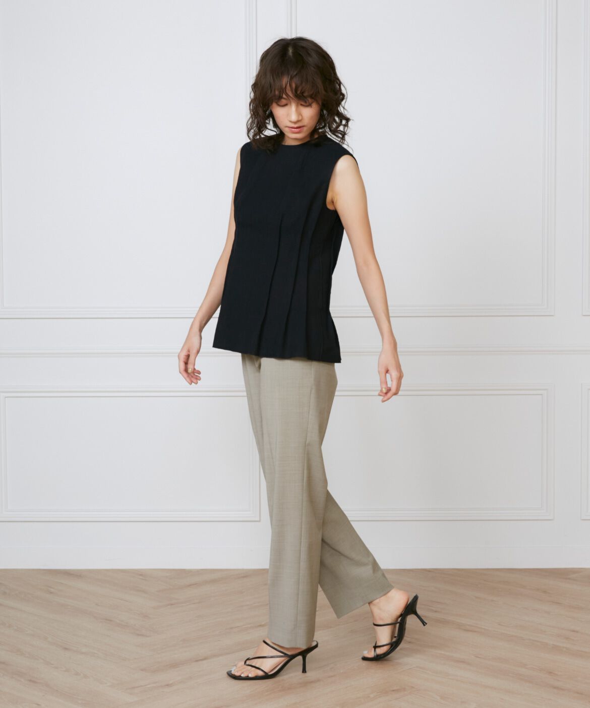 INED「《大きいサイズ》ストレートパンツ《la veille by SUPERIOR CLOSET》」|その他|