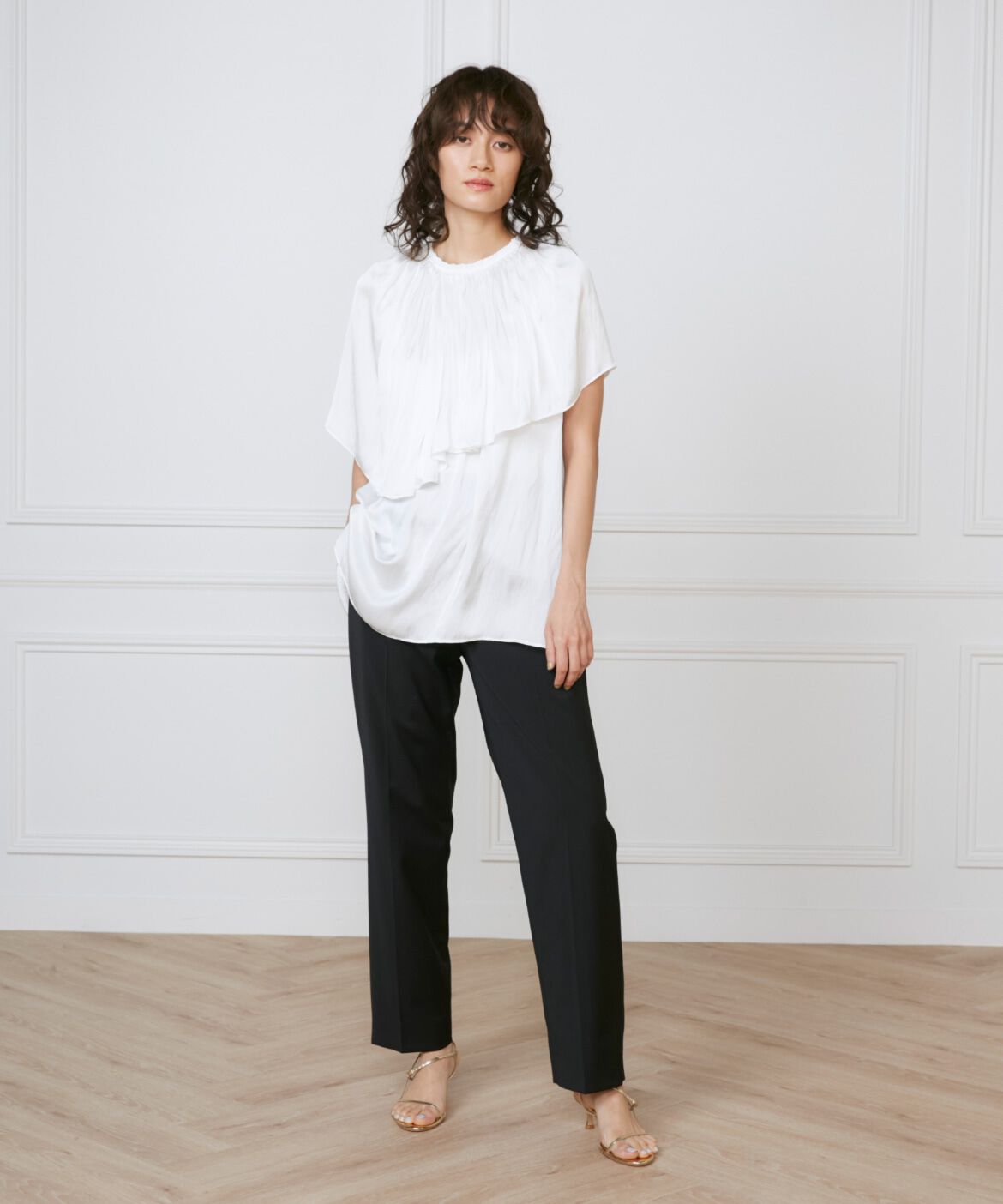 INED「《大きいサイズ》ストレートパンツ《la veille by SUPERIOR CLOSET》」|その他|