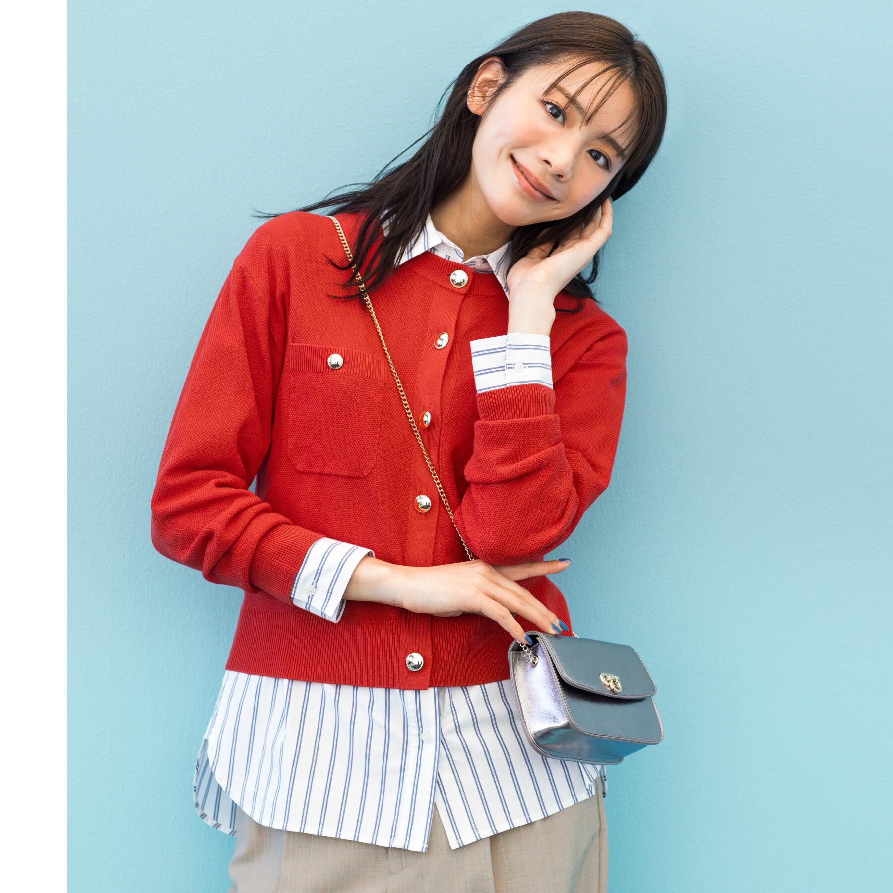 grove「羽織としても大活躍！驚きの伸びを備えたコットンナイロンストレッチシャツ」|シャツ・ブラウス|