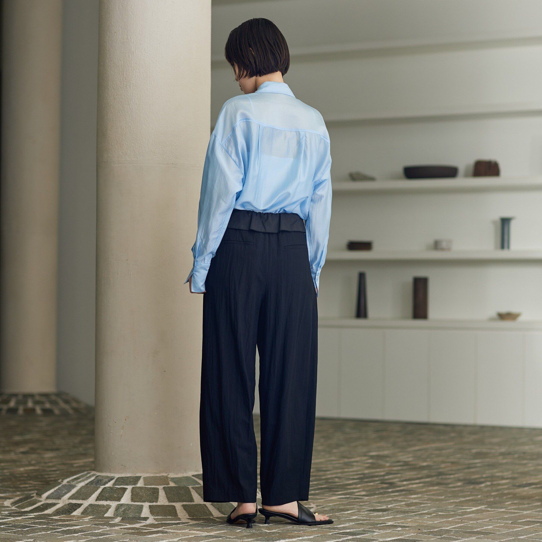 GALLEST「【接触冷感】ファインシアーブラウス」|シャツ・ブラウス|
