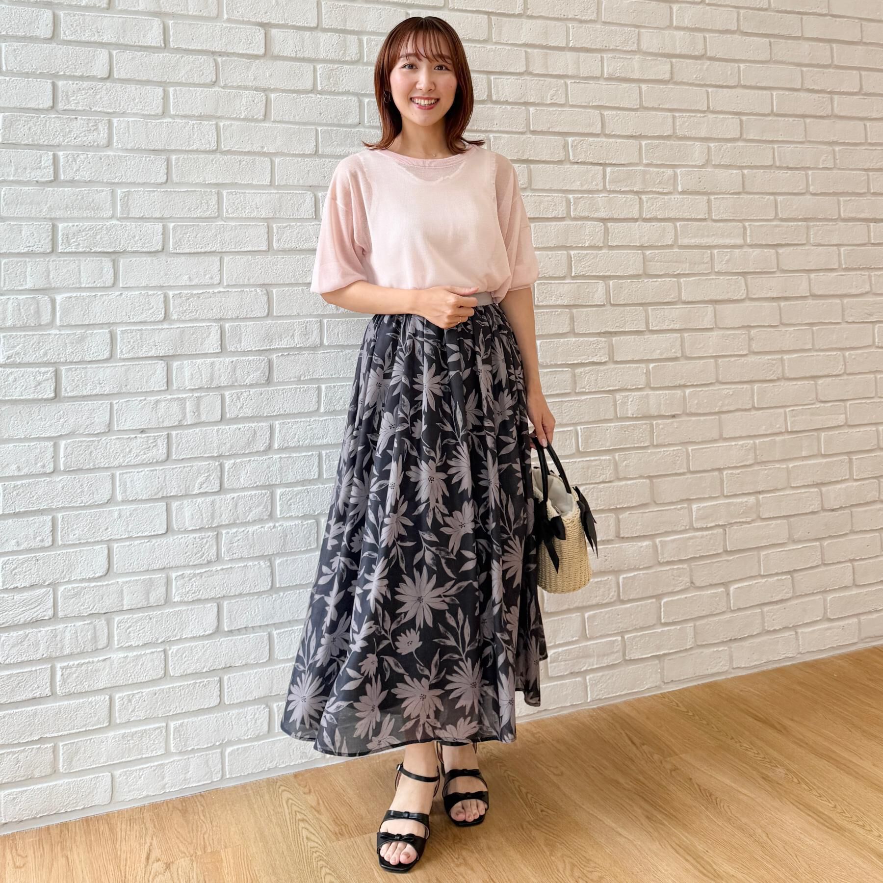 Couture broach「【前後2WAY・洗える】愛され5分袖シアーカーディガン」|カーディガン|